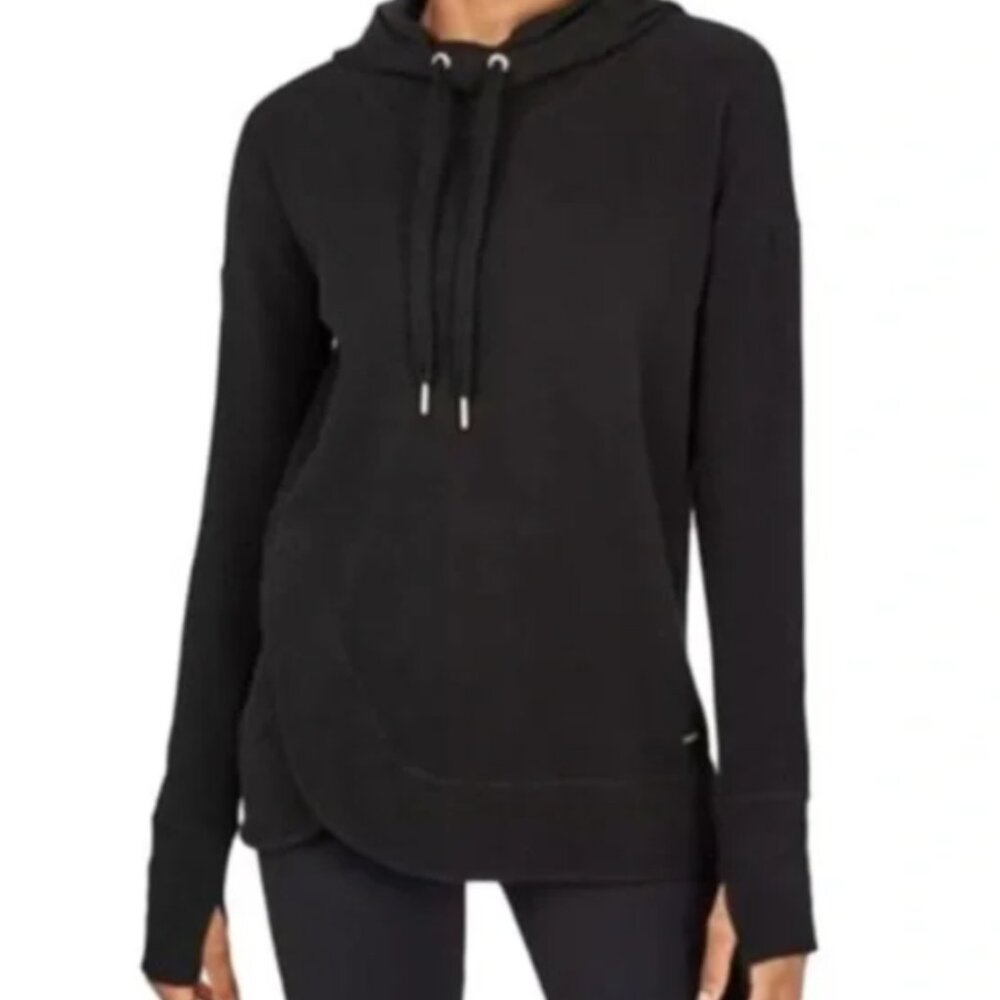Sweaty Betty Invigorate Fleece Hoodie in Black - XL